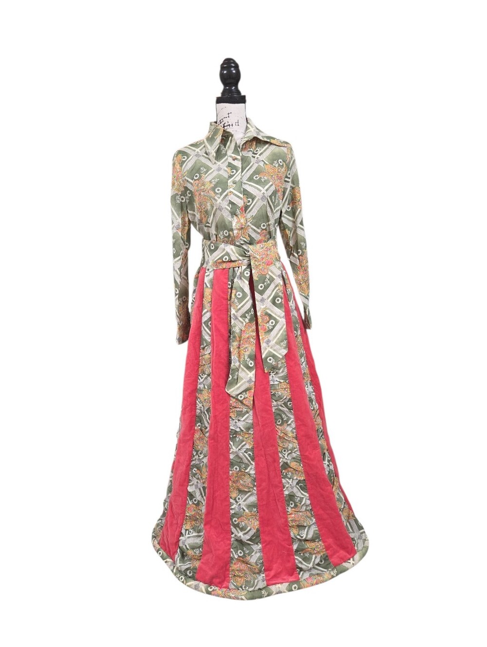 Vintage Chessa Davis 1970s 3 Piece Skirt Set Womens Size 10 Boho Festival Retro